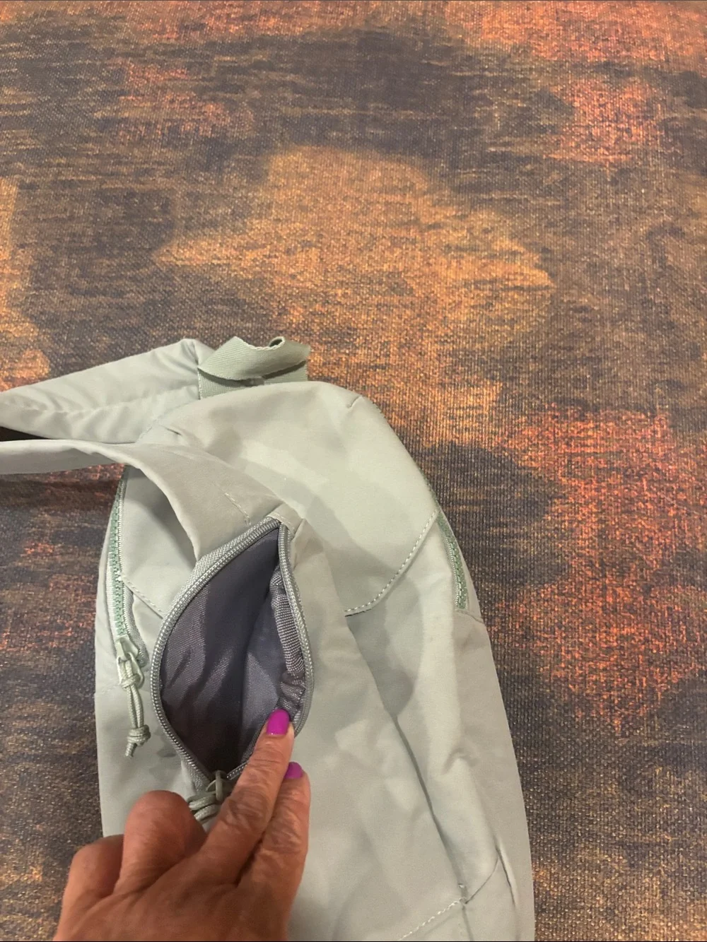adidas Light Green Crossbody  Sling Belt Bag with Logo
